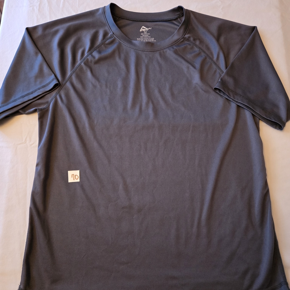 Kanu Surf Men's Short-Sleeve Crew Tee in Charcoal Gray